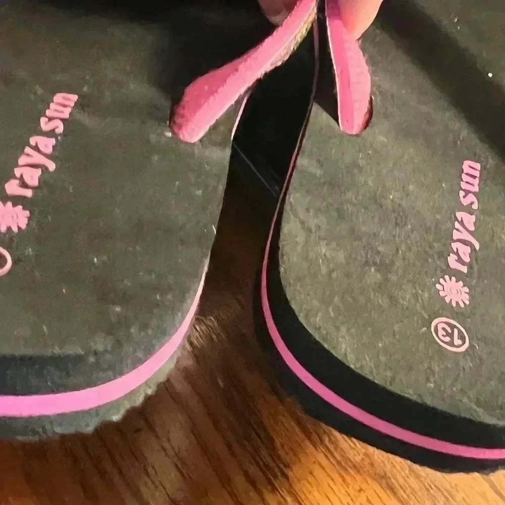 LOT OF 2 SKETCHERS SNEAKERS SZ 12.5 & RAYA SUN FLIP FLOP SIZE 13 - Picture 10 of 15